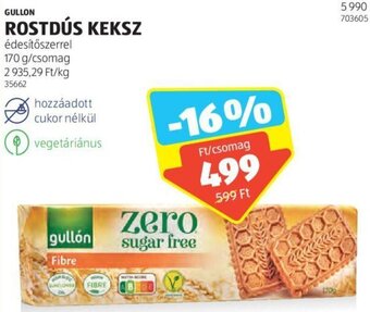 ALDI GULLON ROSTDÚS KEKSZ 170 g ajánlat