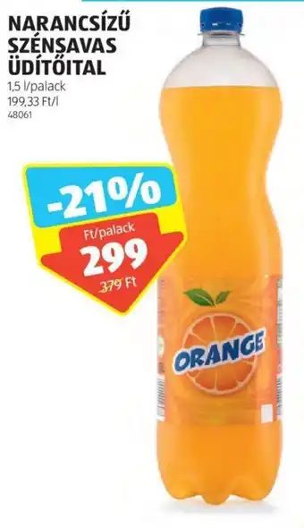 ALDI NARANCSÍZŰ SZÉNSAVAS ÜDÍTŐITAL 1,5 l ajánlat