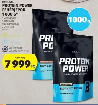 ALDI BIOTECHUSA PROTEIN POWER FEHÉRJEPOR 1000 g ajánlat