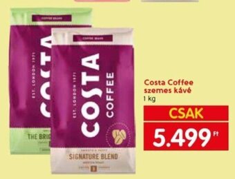 Spar Costa Coffee szemes kávé 1 kg ajánlat