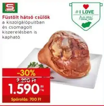 Interspar Füstölt hátsó csülök 1 kg ajánlat