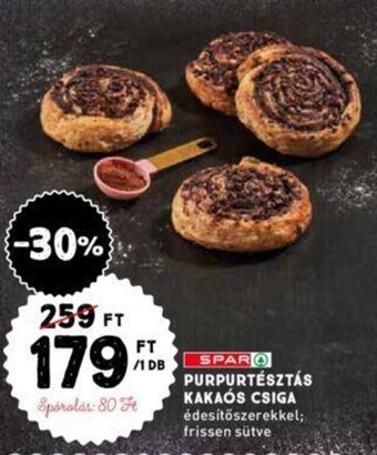 SPAR PURPURTÉSZTÁS KAKAÓS CSIGA 1 db