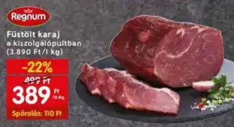 Interspar Regnum Füstölt karaj 10 dkg ajánlat