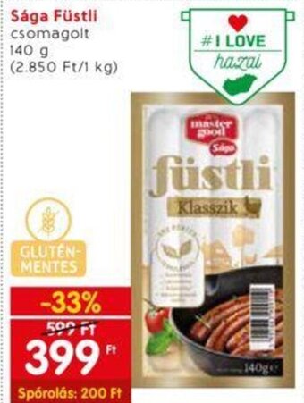 Interspar Sága Füstli 140 g ajánlat