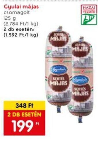 Interspar Gyulai májas 125 g ajánlat