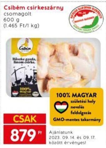 Interspar Csibém csirkeszárny 600 g ajánlat