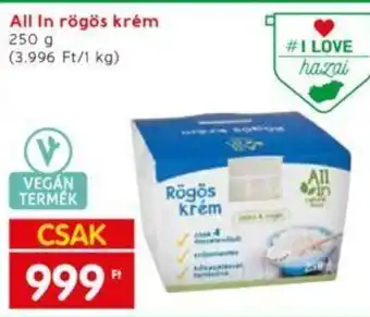Interspar All In rögös krém 250 g ajánlat