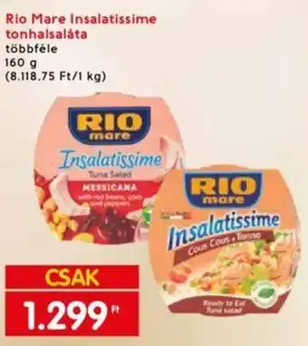 Rio Mare Insalatissime tonhalsaláta 160 g
