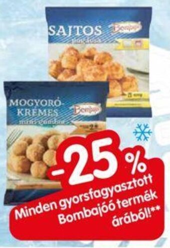 Interspar Minden gyorsfagyasztott Bombajóó termék árából! ajánlat