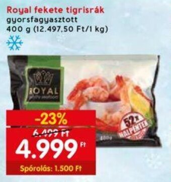 Interspar Royal fekete tigrisrák 400 g ajánlat