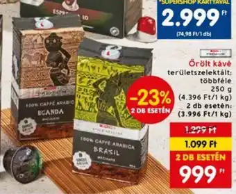 Interspar Őrölt kávé 250 g ajánlat
