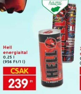 Interspar Hell energiaital 0,25 l ajánlat