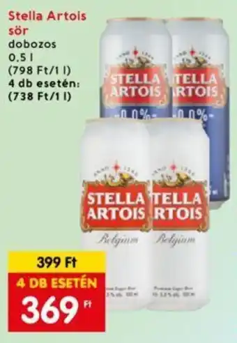 Stella Artois sör 0,5 l