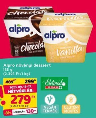 Interspar Alpro növényi desszert 125 g ajánlat