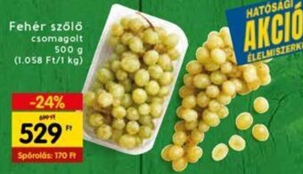 Interspar Fehér szőlő 500 g ajánlat