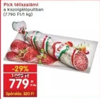 Interspar Pick téliszalámi 10 dkg ajánlat