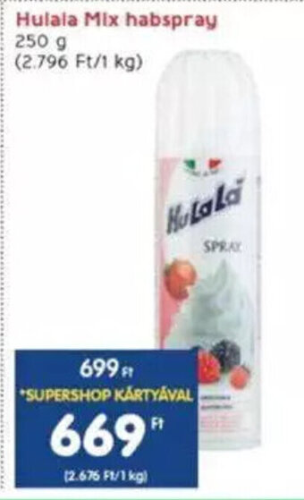 Interspar Hulala Mix habspray 250 g ajánlat