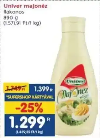 Univer majonéz 890 g
