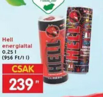 Interspar Hell energiaital 0,25 l ajánlat