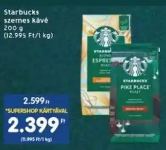 Starbucks szemes kávé 200 g