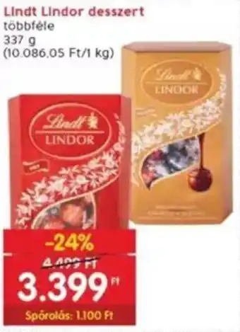 Lindt Lindor desszert 337 g