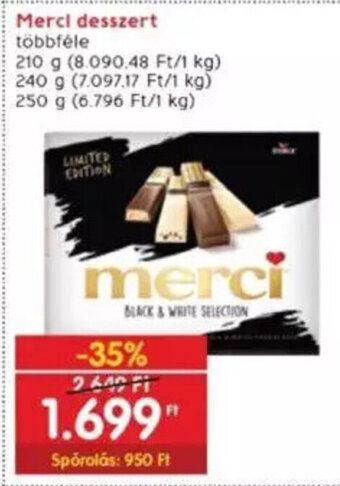 Merci desszert 210 - 250 g