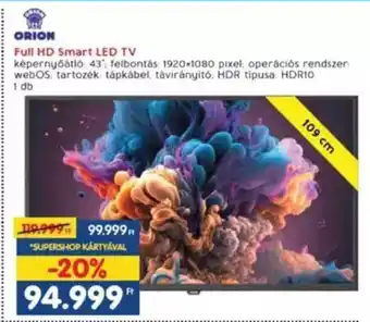 Interspar ORION Full HD Smart LED TV 1 db ajánlat