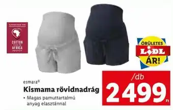 Lidl esmara Kismama rövidnadrág 1 db ajánlat