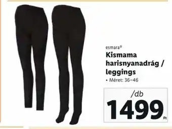 Lidl esmara Kismama harisnyanadrág / leggings 1 db ajánlat