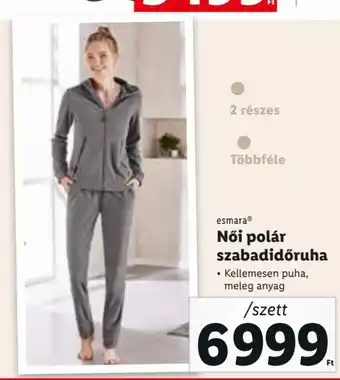 Lidl esmara Női polár szabadidőruha szett ajánlat