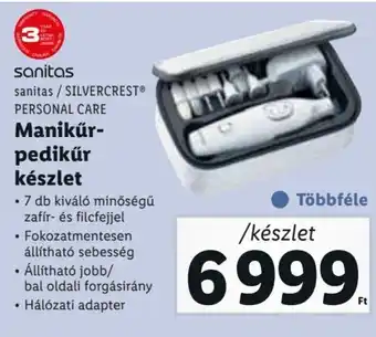 Lidl sanitas / SILVERCREST PERSONAL CARE Manikűrpedikűr készlet ajánlat