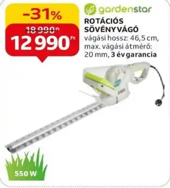Auchan gardenstar ROTÁCIÓS SÖVÉNYVÁGÓ 1 db ajánlat