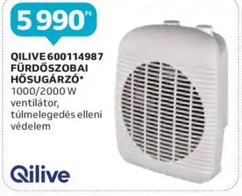 Auchan QILIVE 600114987 FÜRDŐSZOBAI HŐSUGÁRZÓ 1 db ajánlat