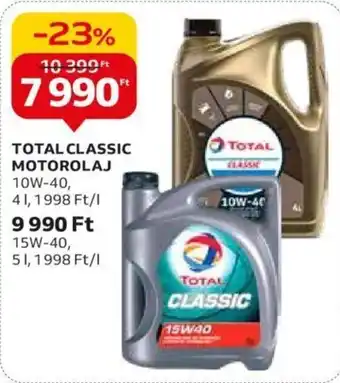 Auchan TOTAL CLASSIC MOTOROLAJ 4 l ajánlat