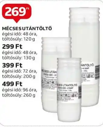 Auchan MÉCSES UTÁNTÖLTŐ 120 g 1 db ajánlat