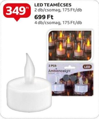 Auchan LED TEAMÉCSES 2 db ajánlat