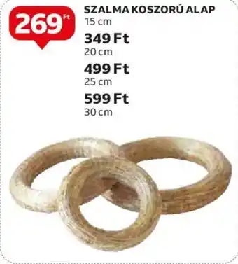 Auchan SZALMA KOSZORÚ ALAP 15 cm 1 db ajánlat