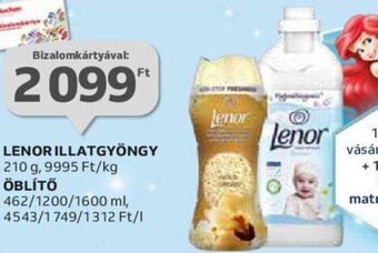 Auchan LENOR ILLATGYÖNGY stb. 210 g / 462 - 1600 ml ajánlat