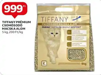 Auchan TIFFANY PRÉMIUM CSOMÓSODÓ MACSKA ALOM 5 kg ajánlat