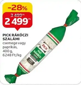 Auchan PICK RÁKÓCZI SZALÁMI 400 g ajánlat