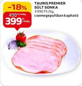 Auchan TAURIS PREMIER SÜLT SONKA 10 dkg ajánlat