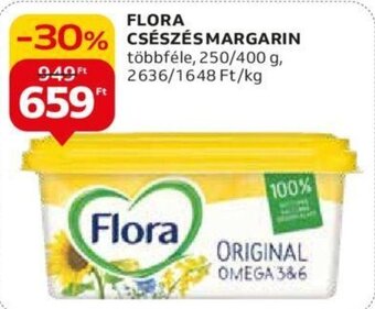 Auchan FLORA CSÉSZÉS MARGARIN 250 / 400 g ajánlat