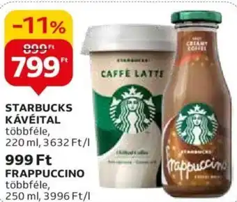 Auchan STARBUCKS KÁVÉITAL 220 ml ajánlat