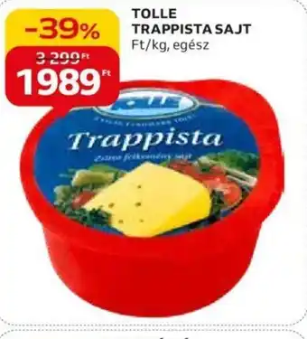 Auchan TOLLE TRAPPISTA SAJT 1 kg ajánlat