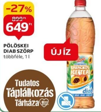 Auchan PÖLÖSKEI DIAB SZÖRP 1 l ajánlat