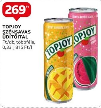Auchan TOPJOY SZÉNSAVAS ÜDÍTŐITAL 0,33 l ajánlat