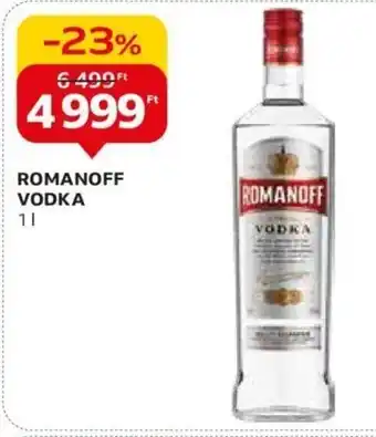 Auchan ROMANOFF VODKA 1 l ajánlat