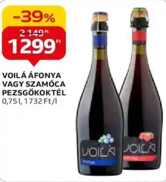 VOILÁ ÁFONYA stb. 0,75 l