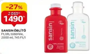 Auchan SANSIN ÖBLÍTŐ 2000 ml ajánlat