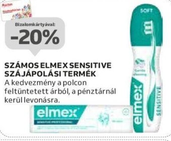 Auchan SZÁMOS ELMEX SENSITIVE SZÁJÁPOLÁSI TERMÉK ajánlat